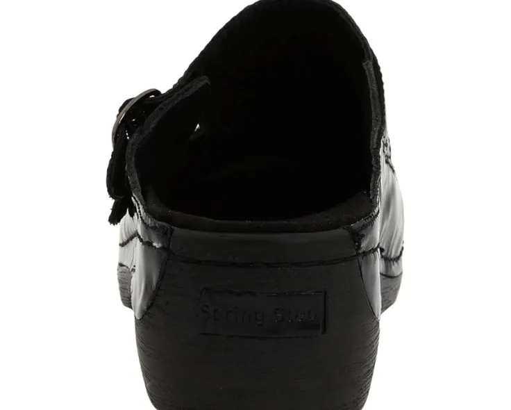 happy_4-1.webp Spring Step Mules<Happy Black Patent