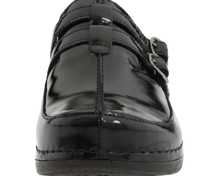 happy_6.webp Spring Step Mules<Happy Black Patent