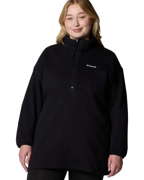 Columbia Plus Size | Coats & Outerwear<Hart Mountain™ 1/2 Snap Tunic Black