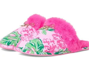 Lilly Pulitzer Slippers<Harte Bow Slippers Conch Shell Pink Koala La La