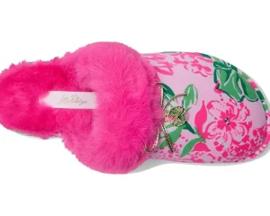 Lilly Pulitzer Slippers<Harte Bow Slippers Conch Shell Pink Koala La La