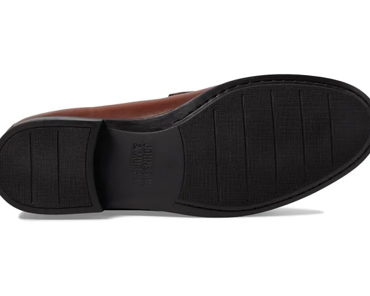 hawkins_venetian_2.webp Johnston & Murphy Adaptive | Loafers<Hawkins Venetian Cognac Glove Leather