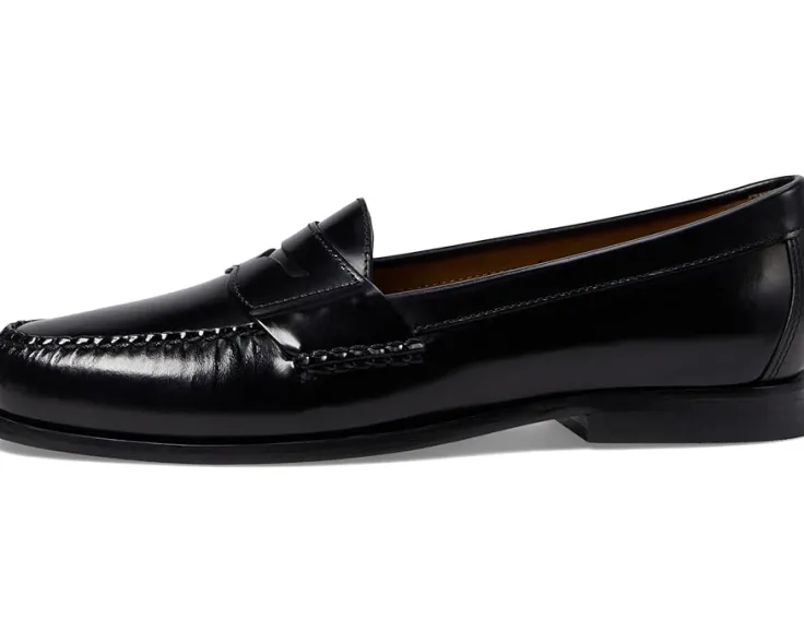 hayes_penny_loafer_3.webp Johnston & Murphy Adaptive | Loafers<Hayes Penny Loafer Black