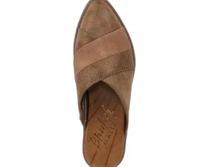 Blowfish Malibu Mules<Hazel Mules Tan Faux Nubuck