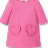 Janie and Jack Dresses<Heart Embossed Dress (Toddler/Little Kid/Big Kid) Pink