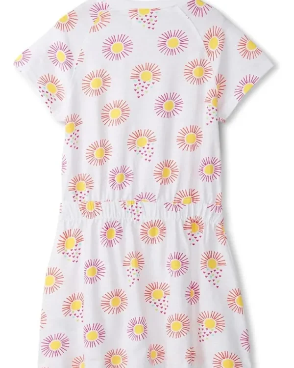 Hatley Kids Dresses<Heart Suns Cinched Waist Dress (Toddler/Little Kid/Big Kid) White