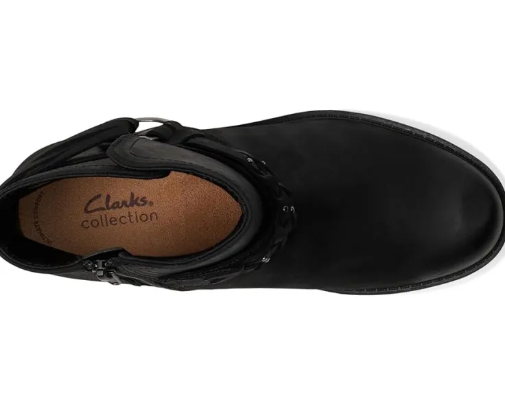 hearth_kaylie_1-1.webp Clarks Boots & Booties<Hearth Kaylie Black Oily Leather