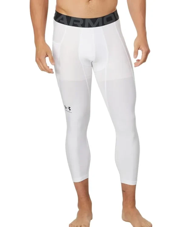 Under Armour Activewear | Pants<Heatgear Armour 3/4 Leggings Black/Pitch Gray