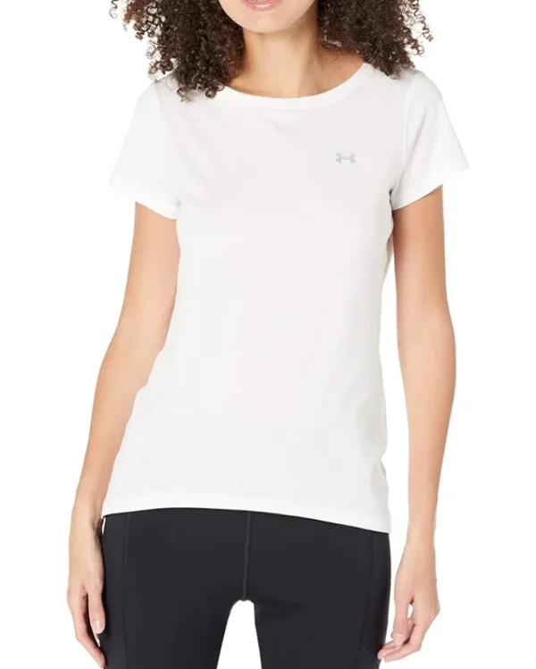Under Armour Shirts & Tops<HeatGear® Armour® Short Sleeve White/Metallic Silver