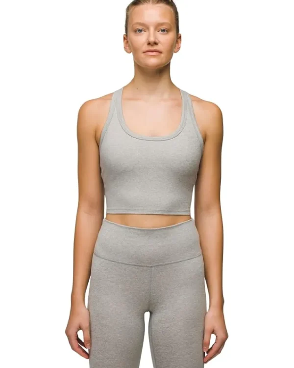 Prana Plus Size<Heavana Racerback Bralette Black Heather