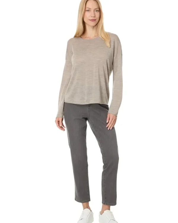 Eileen Fisher Jeans & Denim<High Waisted Slim Ankle Jean Asphalt