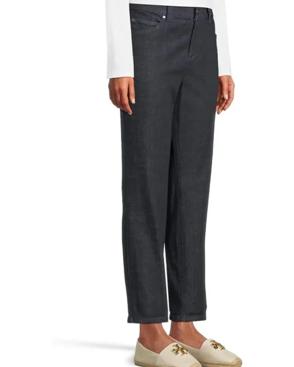 Eileen Fisher Pants<High Waisted Slim Ankle Pants Deep Indigo