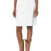 NYDJ Skirts<High-Rise Skirt Hollywood Waistband in Optic White