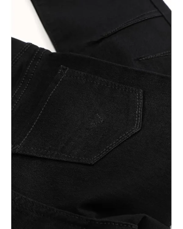 Hudson Kids Jeans<High-Waist Moto Jegging in (Little Kids/Big Kids) Black