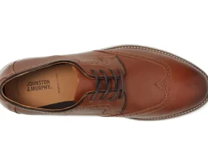 Johnston & Murphy Adaptive<Holden Wing Tip Tan Full Grain