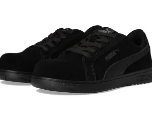 PUMA Safety Sneakers & Athletic<Iconic Suede Low EH Black/Black/Black