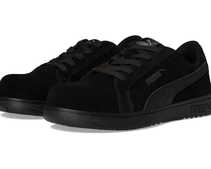iconic_suede_low_eh_0.webp PUMA Safety Sneakers & Athletic<Iconic Suede Low EH Black/Black/Black