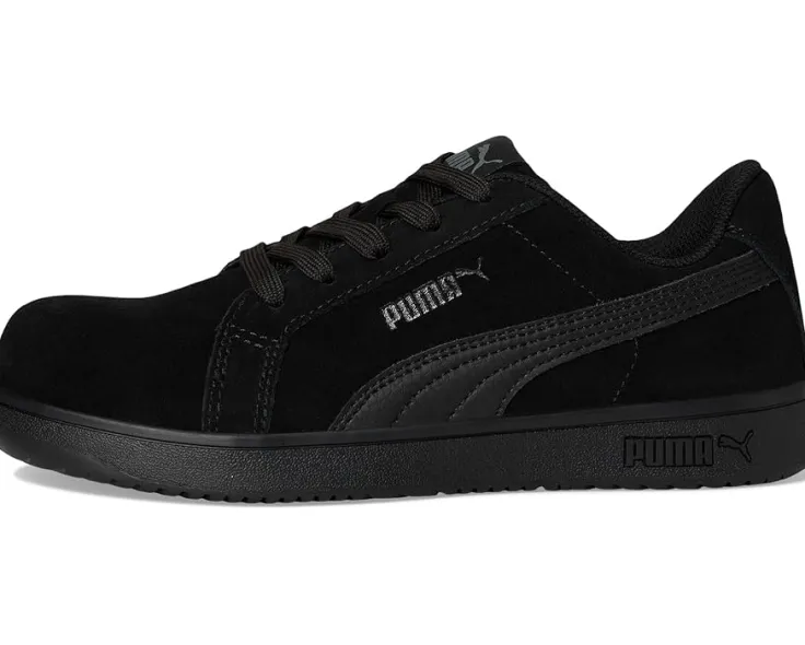 iconic_suede_low_eh_3.webp PUMA Safety Sneakers & Athletic<Iconic Suede Low EH Black/Black/Black