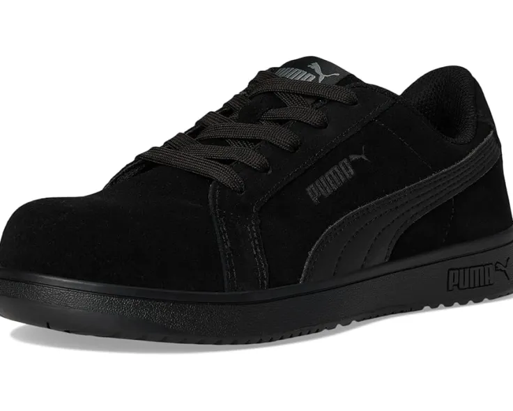 iconic_suede_low_eh_6.webp PUMA Safety Sneakers & Athletic<Iconic Suede Low EH Black/Black/Black