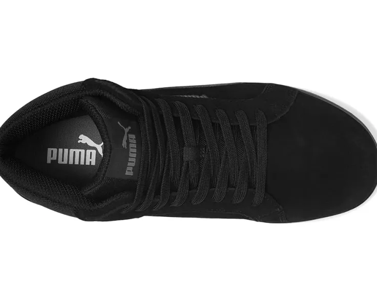 iconic_suede_mid_eh_1.webp PUMA Safety Work & Duty Boots<Iconic Suede Mid EH Black/Black/Black