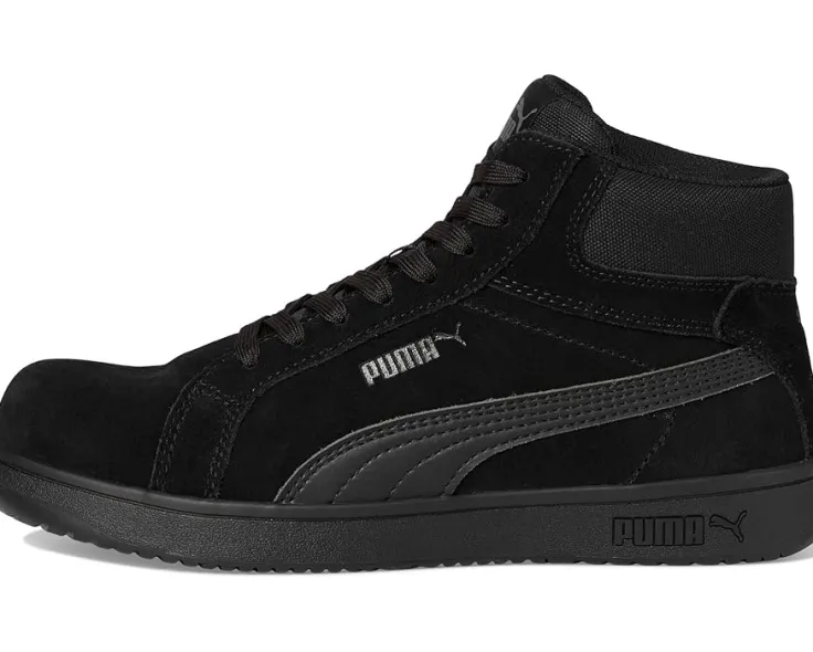 iconic_suede_mid_eh_3.webp PUMA Safety Work & Duty Boots<Iconic Suede Mid EH Black/Black/Black