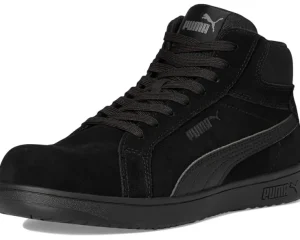 PUMA Safety Work & Duty Boots<Iconic Suede Mid EH Black/Black/Black