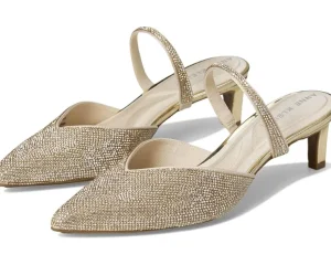 Anne Klein Mules<Idina-C Gold Crystal