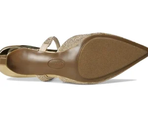 Anne Klein Mules<Idina-C Gold Crystal