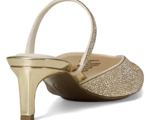 Anne Klein Mules<Idina-C Gold Crystal