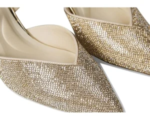 Anne Klein Mules<Idina-C Gold Crystal