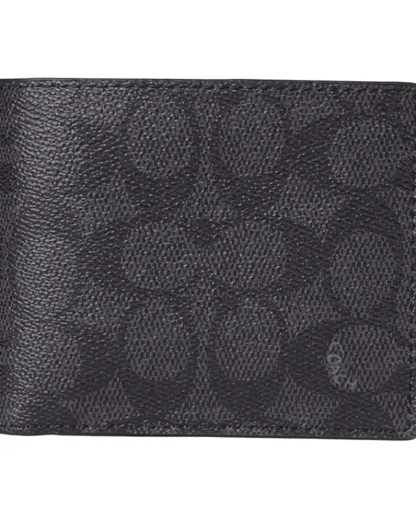 COACH Wallets | Bags<3-in-1 in Signature Charcoal/Black