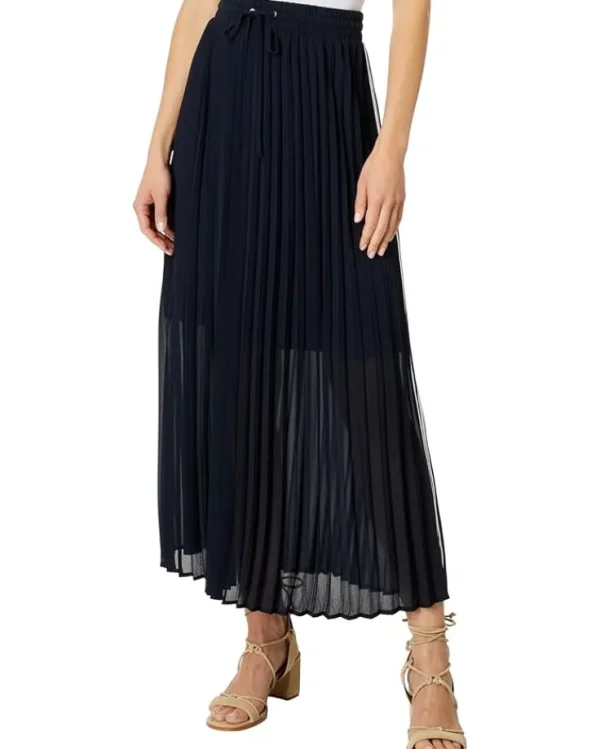 Elliott Lauren Skirts<In The Fold - Pleated Skirt Navy