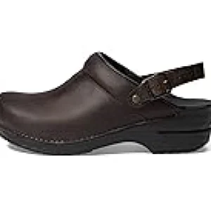 Dansko Clogs<Ingrid Antique Brown/Black Outsole