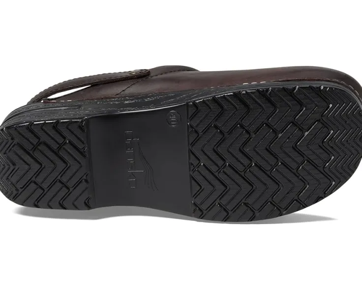 ingrid_2.webp Dansko Mules<Ingrid Antique Brown/Black Outsole
