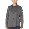 Bulwark FR Work & Duty Apparel<iQ Series® Comfort Woven Long Sleeve Shirt Charcoal