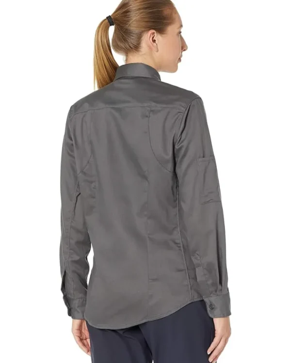 Bulwark FR Work & Duty Apparel<iQ Series® Comfort Woven Long Sleeve Shirt Charcoal