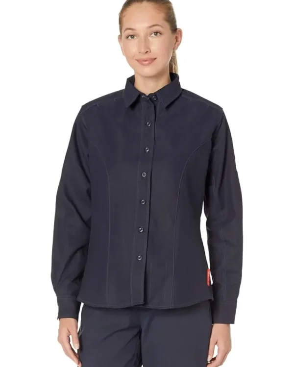 Bulwark FR Work & Duty Apparel<iQ Series® Endurance Collection FR Long Sleeve Shirt Navy