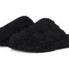 FitFlop Slippers<Iqushion D-Luxe Padded Teddy Mules All Black