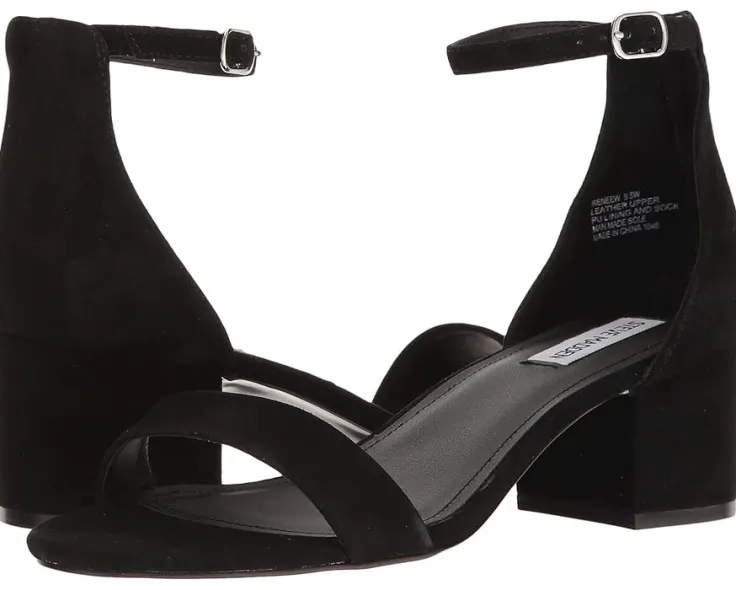 irenee_sandal_0.webp Steve Madden Heels<Irenee Sandal Black Suede