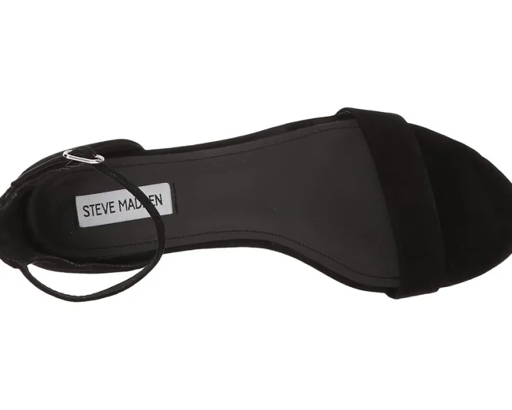 irenee_sandal_1.webp Steve Madden Heels<Irenee Sandal Black Suede
