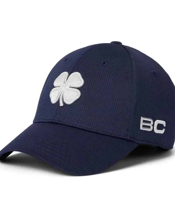 Black Clover Hats | Hats<Iron X Orca Hat Navy Blue Hat/3d Silver Clover