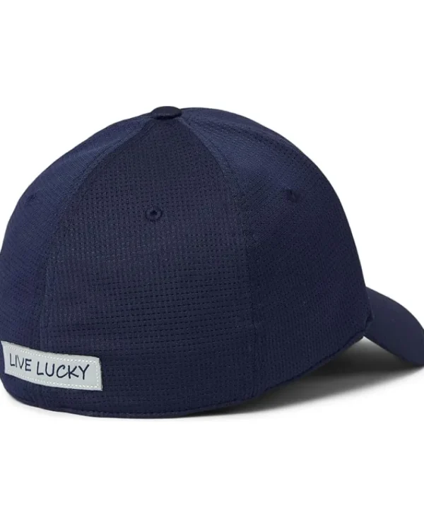 Black Clover Hats | Hats<Iron X Orca Hat Navy Blue Hat/3d Silver Clover