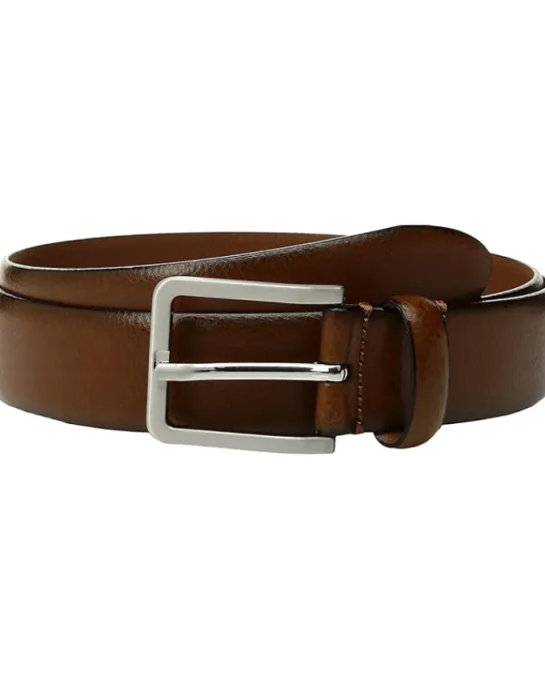 Johnston & Murphy Belts<Italian Feather Edge Black