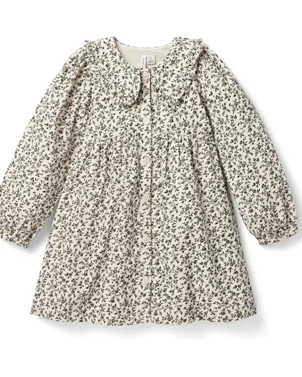 Janie and Jack Dresses<Floral Dress (Toddler/Little Kid/Big Kid) Ivory