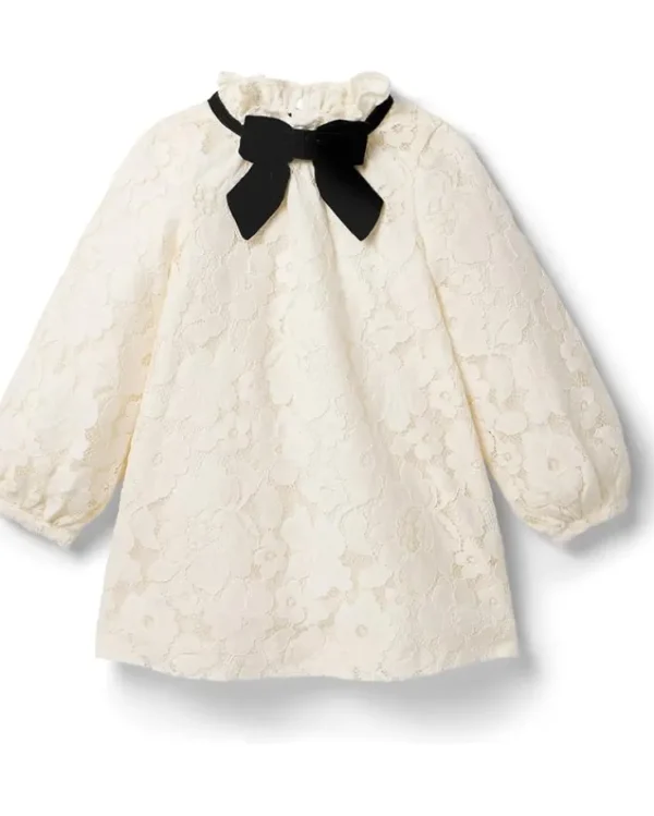 Janie and Jack Dresses<Lace Dress (Toddler/Little Kid/Big Kid) Ivory