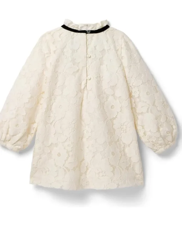 Janie and Jack Dresses<Lace Dress (Toddler/Little Kid/Big Kid) Ivory