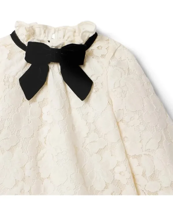 Janie and Jack Dresses<Lace Dress (Toddler/Little Kid/Big Kid) Ivory