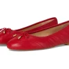 Lauren Ralph Lauren Flats<Jayna Stitched Leather Flat Festive Red/Festive Red