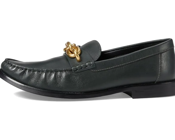 jess_leather_loafer_3.webp COACH Loafers<Jess Leather Loafer Amazon Green