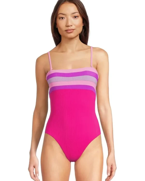 Beach Riot Swimwear & Cover Ups<Jessa One-Piece Raspberry Color-Block